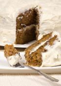 Carrot Cake With Cream Cheese Frosting Photo